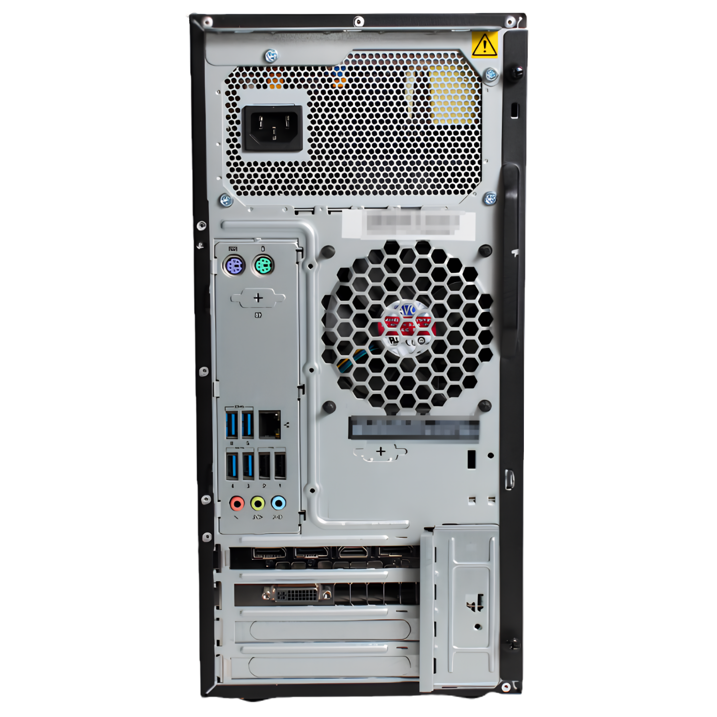 Lenovo ThinkStation P520c porty a konektivita DisplayPort LAN USB 3.x Audio Jack