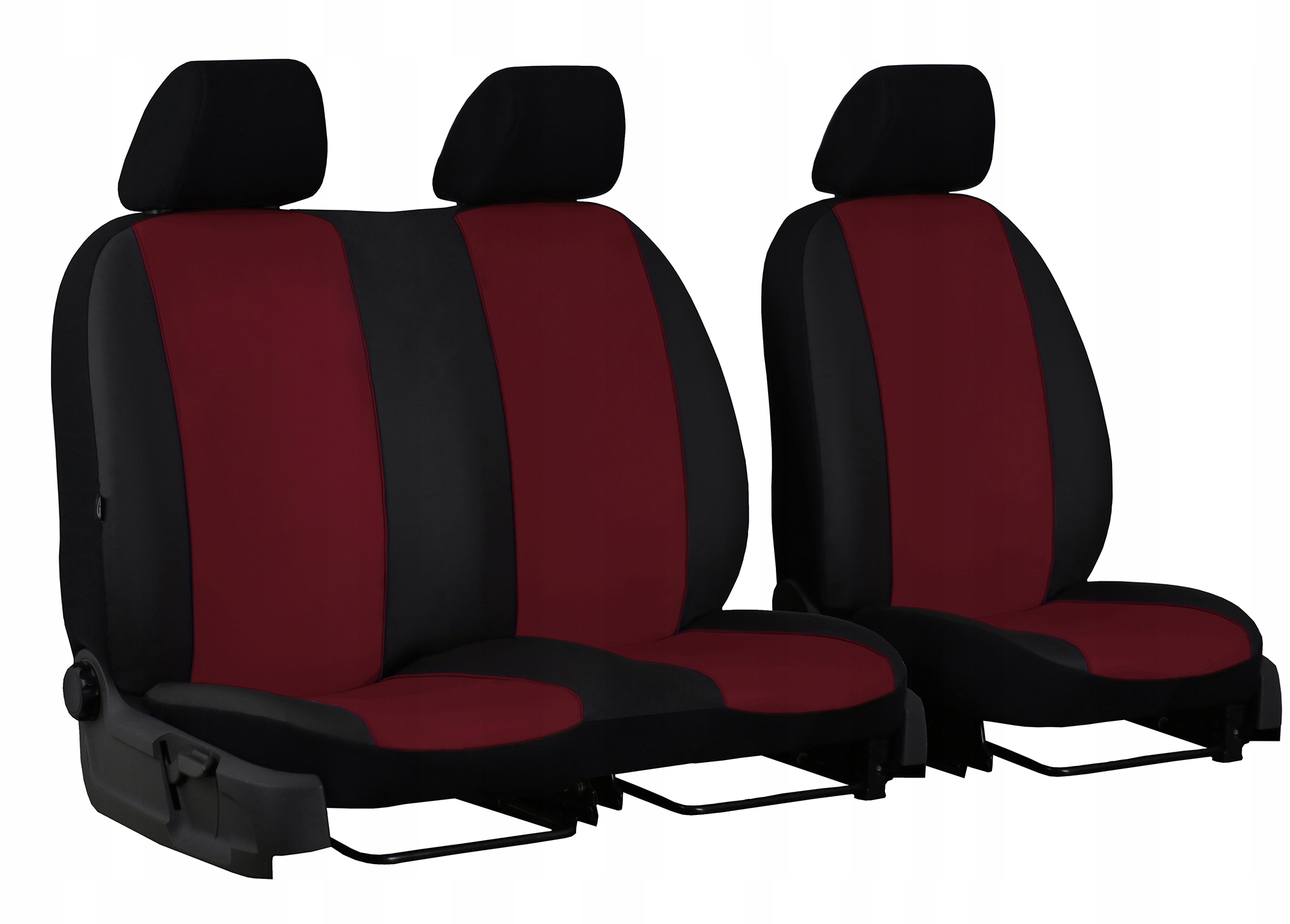 Pokrowce skórzane 2+1 do RENAULT MASTER 2 3 TRAFIC