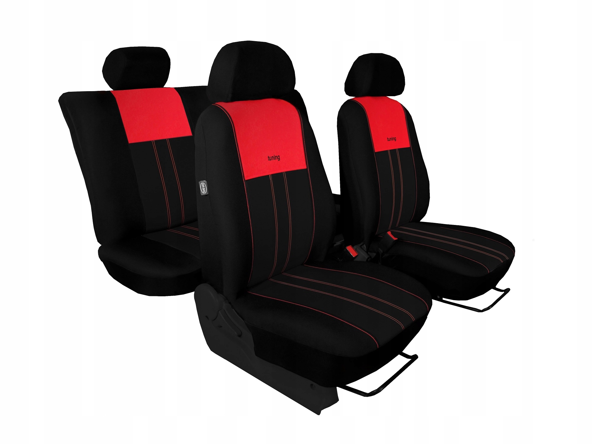 Mocne Pokrowce samochodowe Tuning Due (czerwone)
