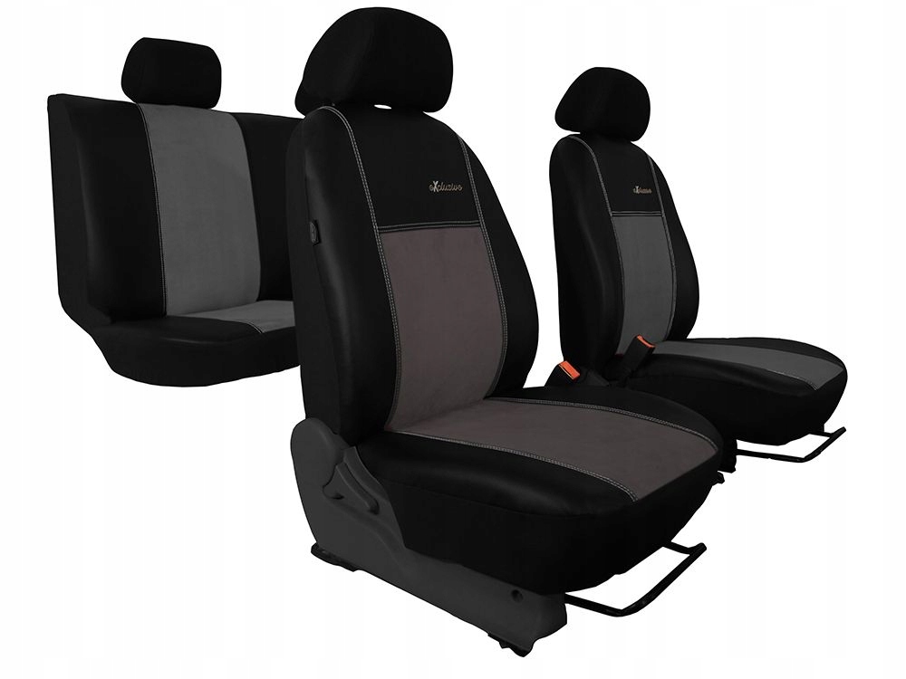 MOCNE POKROWCE SKÓRZANE / CITROEN BERLINGO VAN 1 2