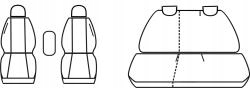 Pokrowce dedykowane FIAT GRANDE PUNTO (2005-2012r)