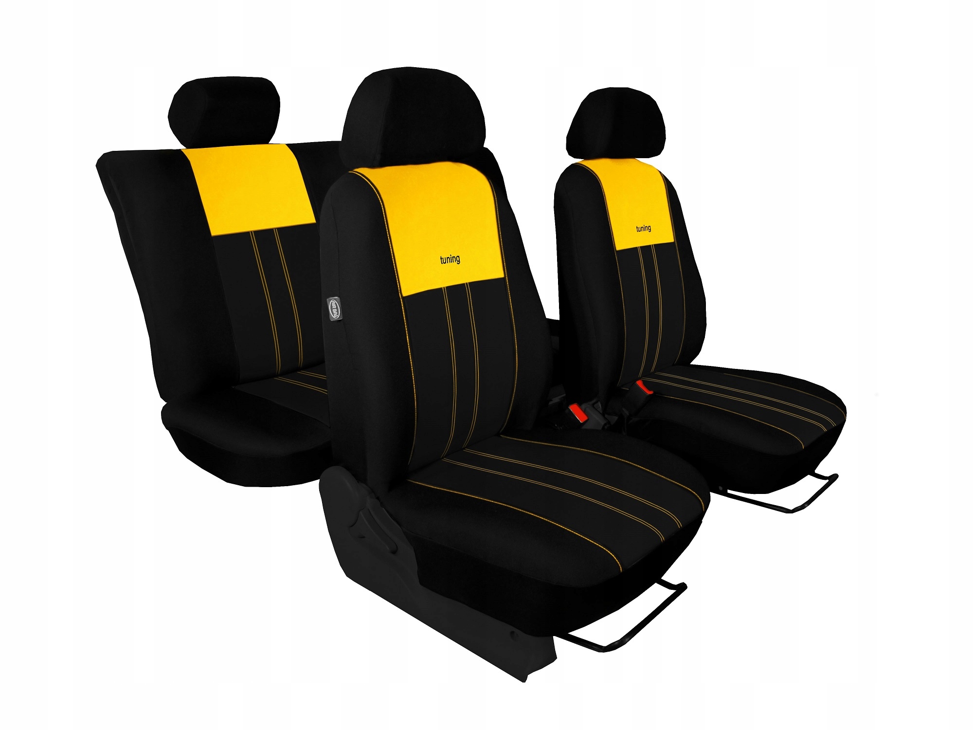 Mocne Pokrowce samochodowe Tuning Due (żółt