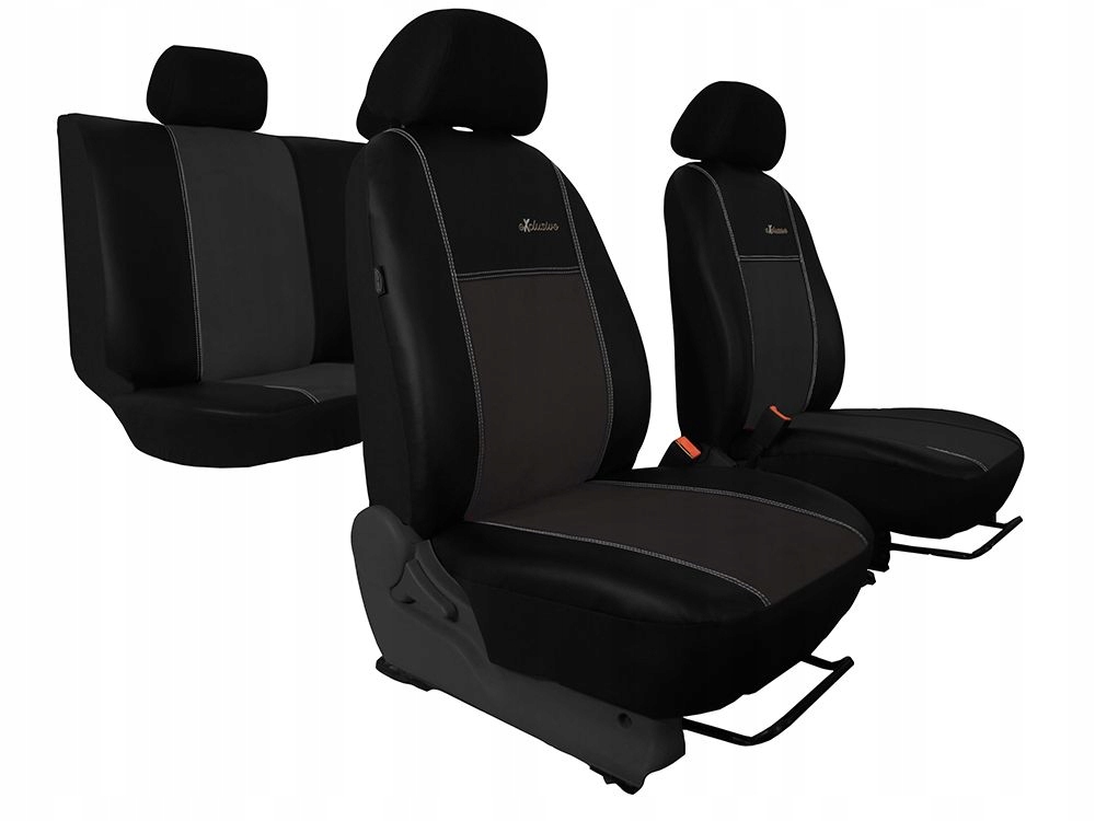 CHEVROLET LACETTI AVEO pokrowce EKOSKÓRA ALKANTARA