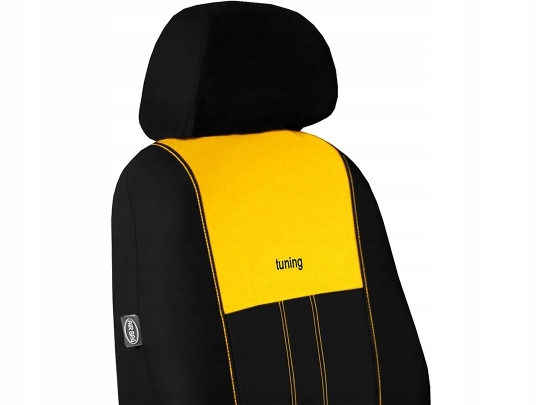 Mocne Pokrowce samochodowe Tuning Due (żółt