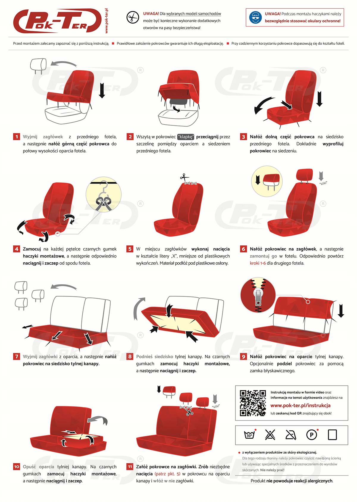 VW GOLF 2 3 4 POLO BORA / POKROWCE SAMOCHODOWE KPL