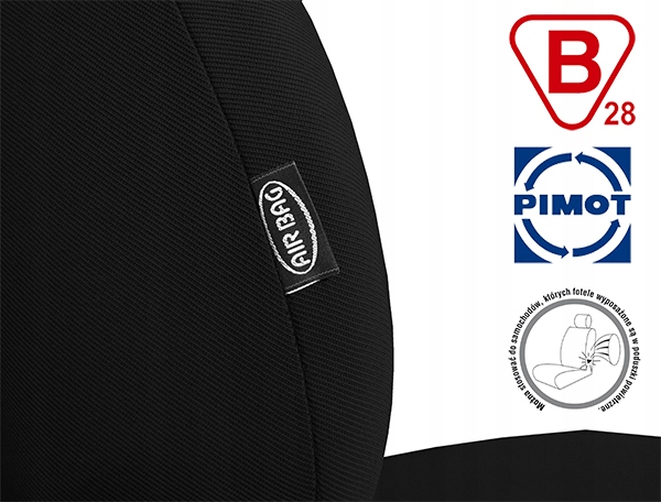 Pokrowce 2+1 BOXER JUMPER DUCATO do 2006r EKOSKÓRA