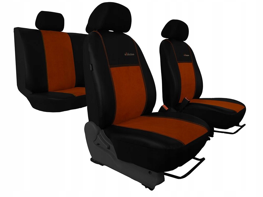 POKROWCE SKÓRZANE / RENAULT MODUS THALIA KANGOO