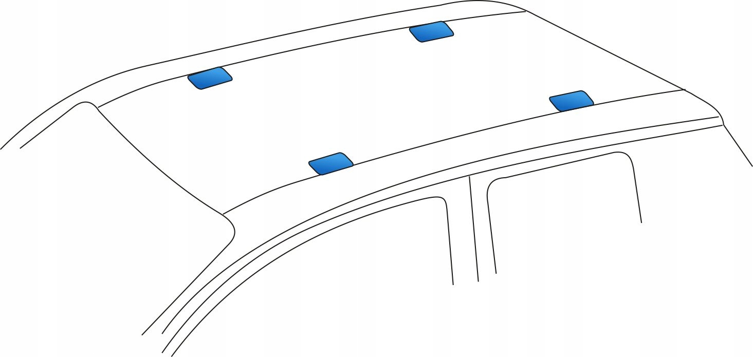 BAGAŻNIK DACHOWY FORD FOCUS MK2 (2004-2011) ZAMKI