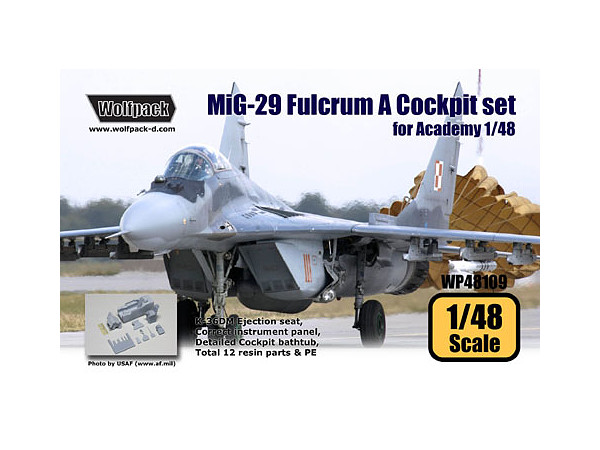 MiG-29 (9-12) Fulcrum A Cockpit Set Wolfpack WP48109 skala 1/48 | eBay