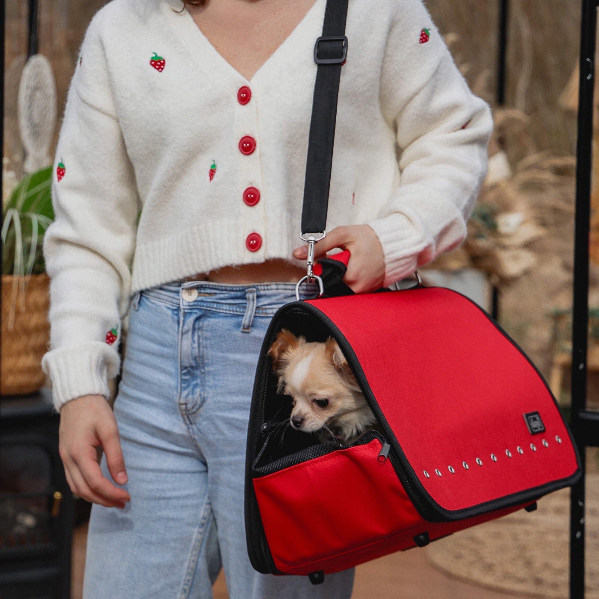 torba Dingo To Go Power detale pasek ramię uchwyt wentylacja okienka siatka