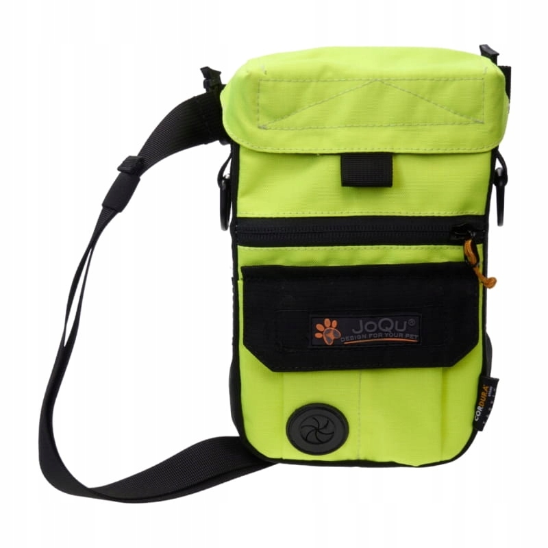 saszetka na przysmaki JoQu Dog Snack Bag żółta Cordura Teflon magnesy zamek YKK D-ring