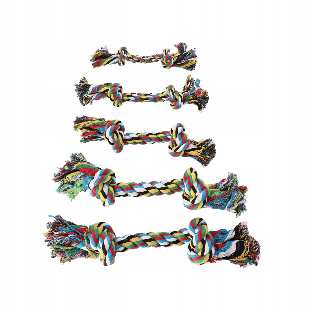 sznur Dingo dwa węzły bawełna detale pleciona struktura rozmiary