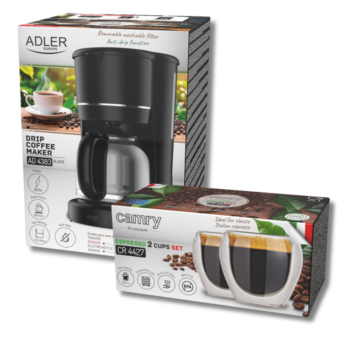 Filiżanka świeżej kawy z parą, symbolizująca idealny prezent dla miłośników kawy.