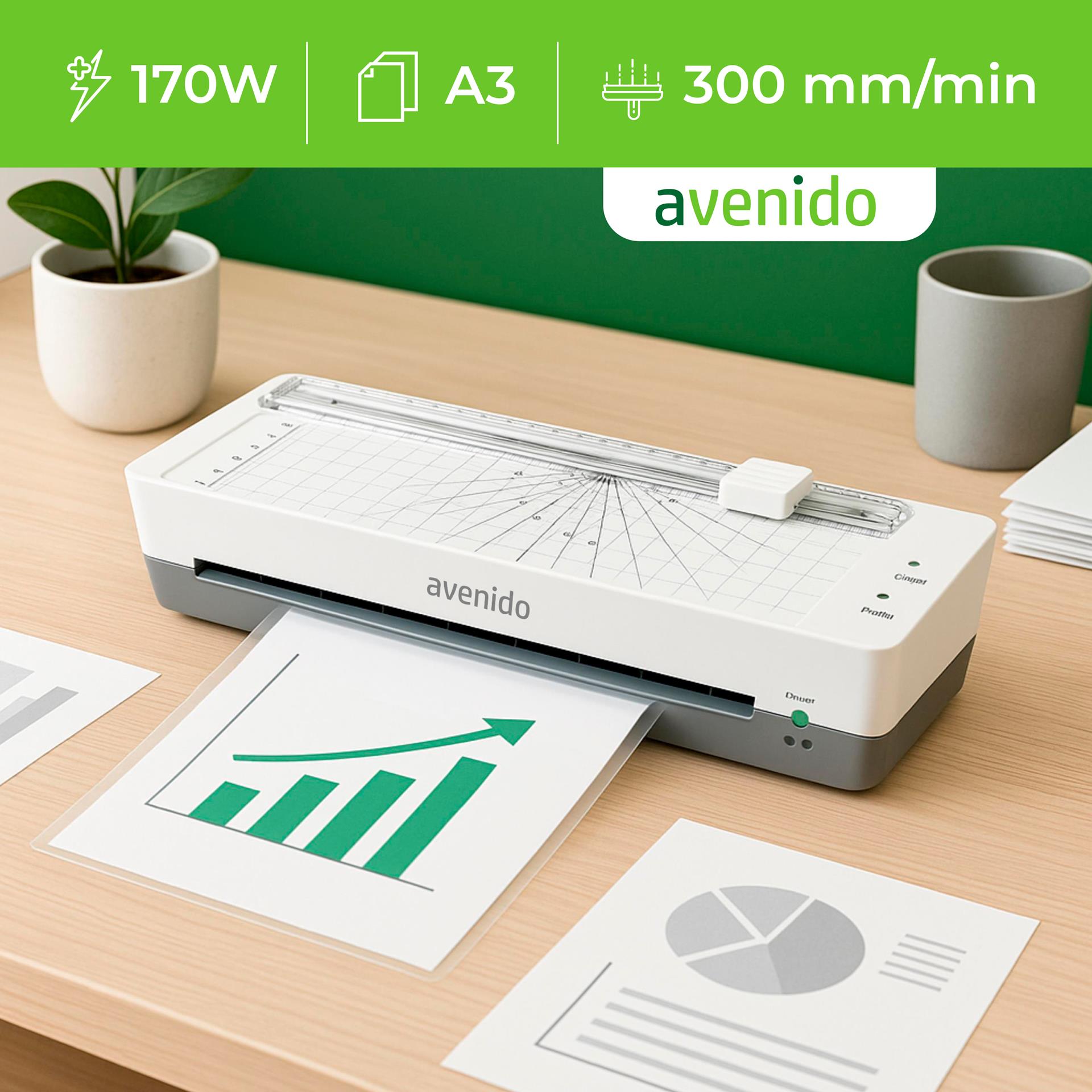 Laminator A3 avenido AV 1043 - detale i funkcje