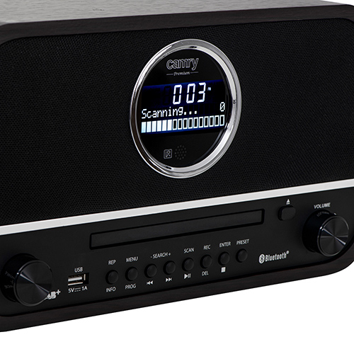 Radio kuchenne przenośne drewniane retro bluetooth USB DAB+ - FM i DAB+