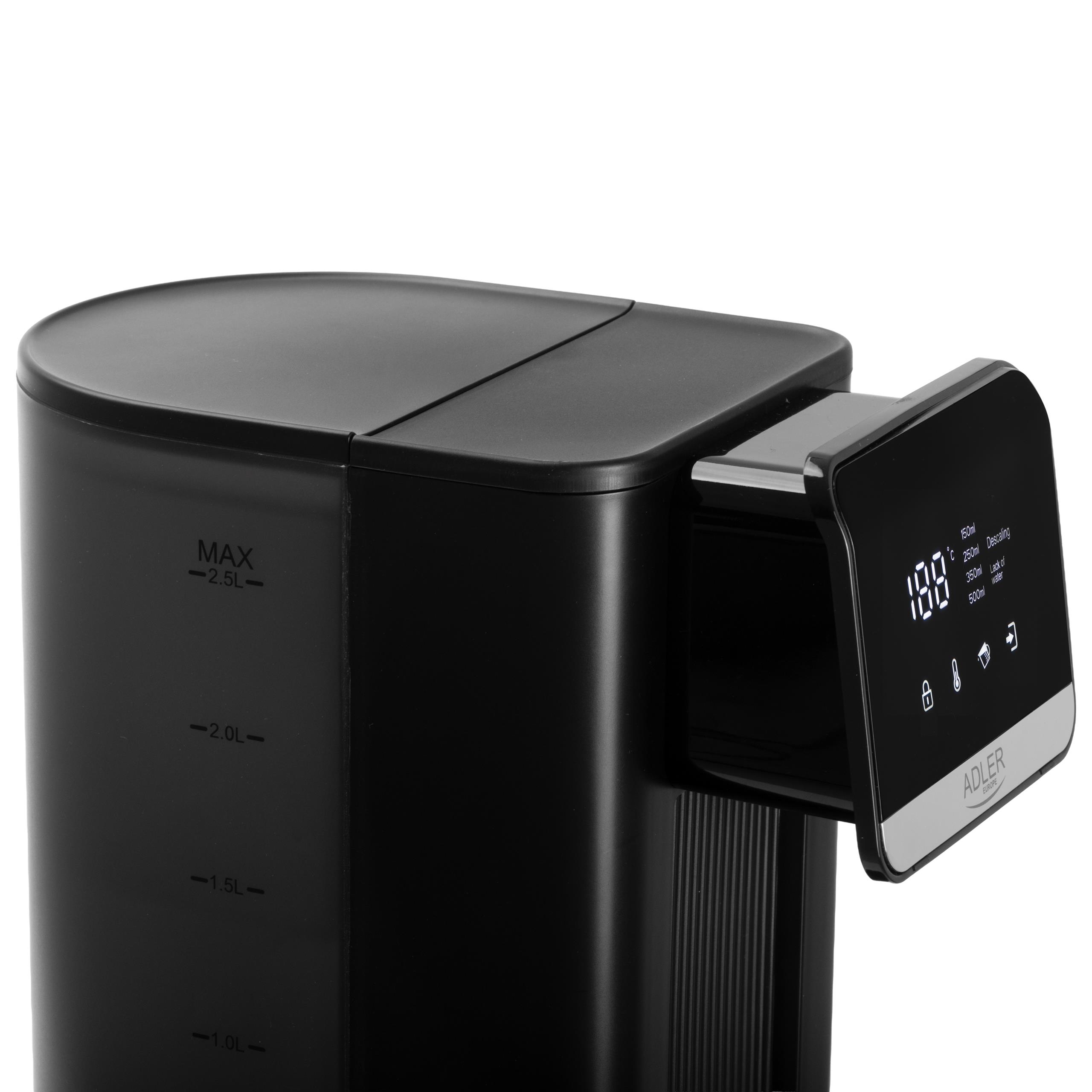 Dotykowy panel LCD dozownika gorącej wody