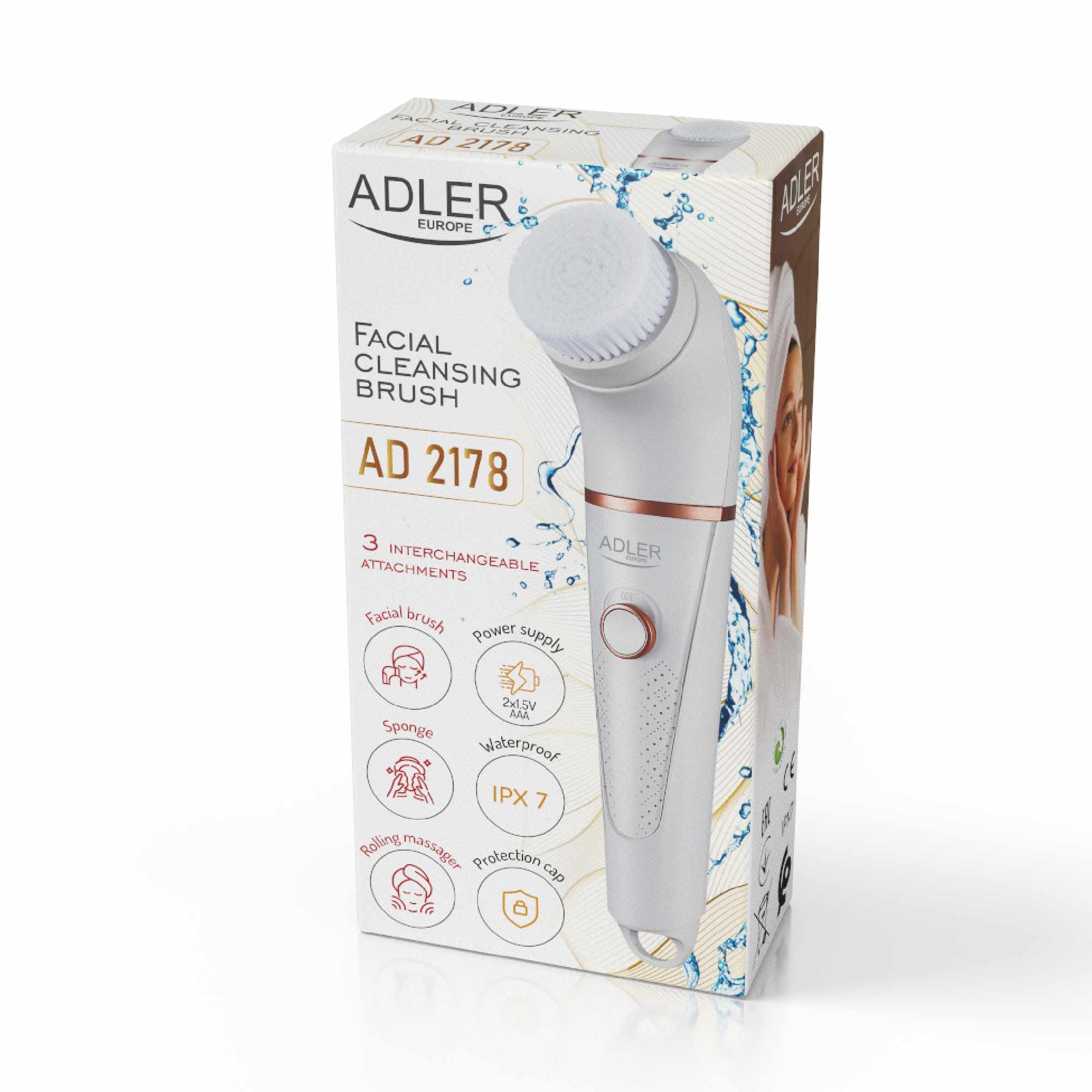 Szczoteczka do oczyszczania twarzy Adler AD 2178 - certyfikaty