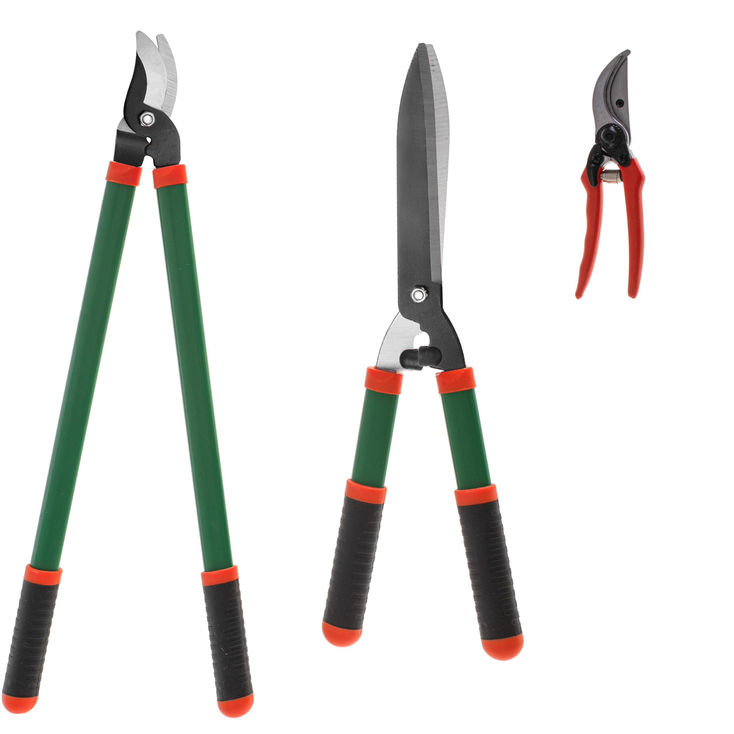 Close-up of the comfortable, textured grip of a garden tool, emphasizing the ergonomic design and non-slip material.
