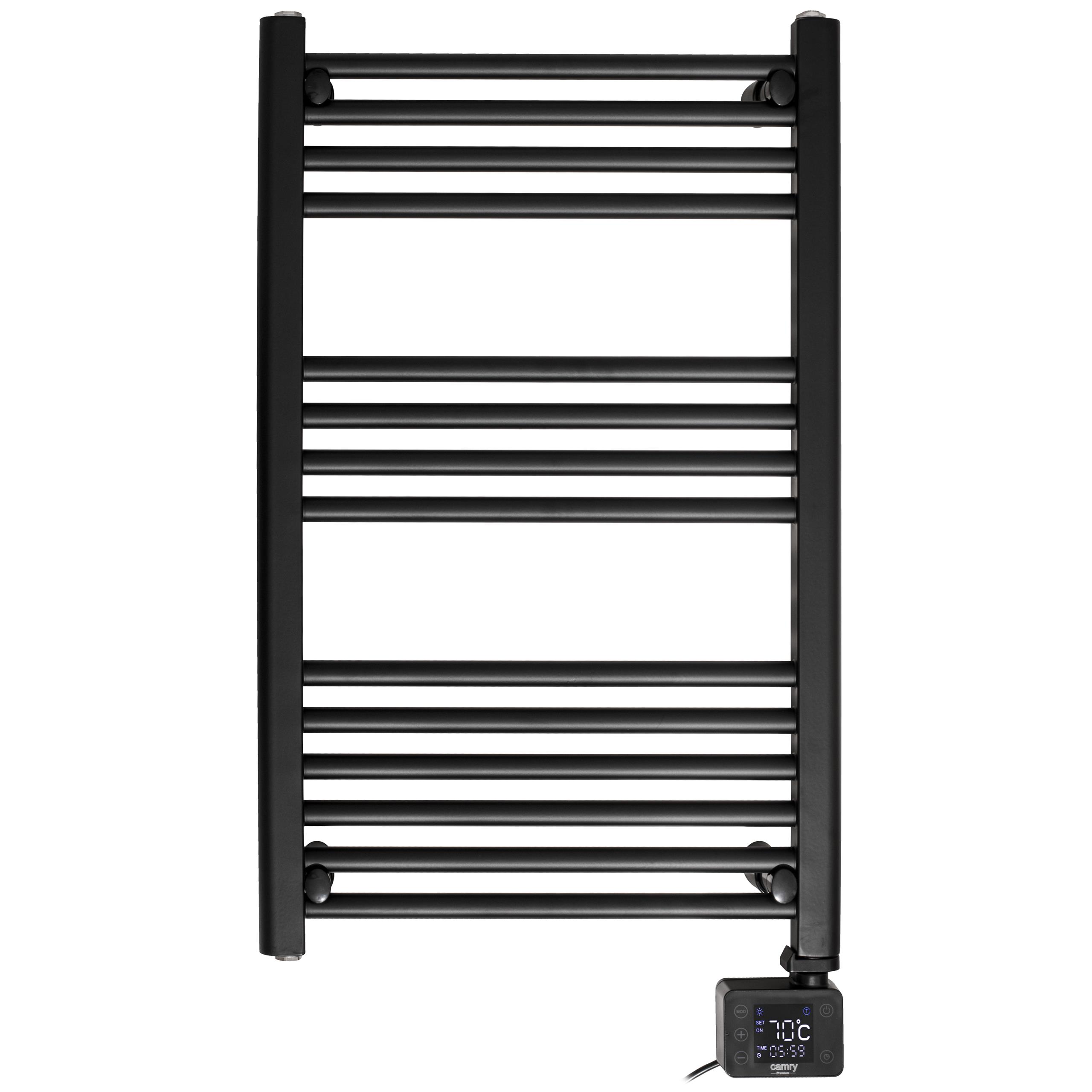 Elektryczny grzejnik łazienkowy LED - tryby grzania i panel