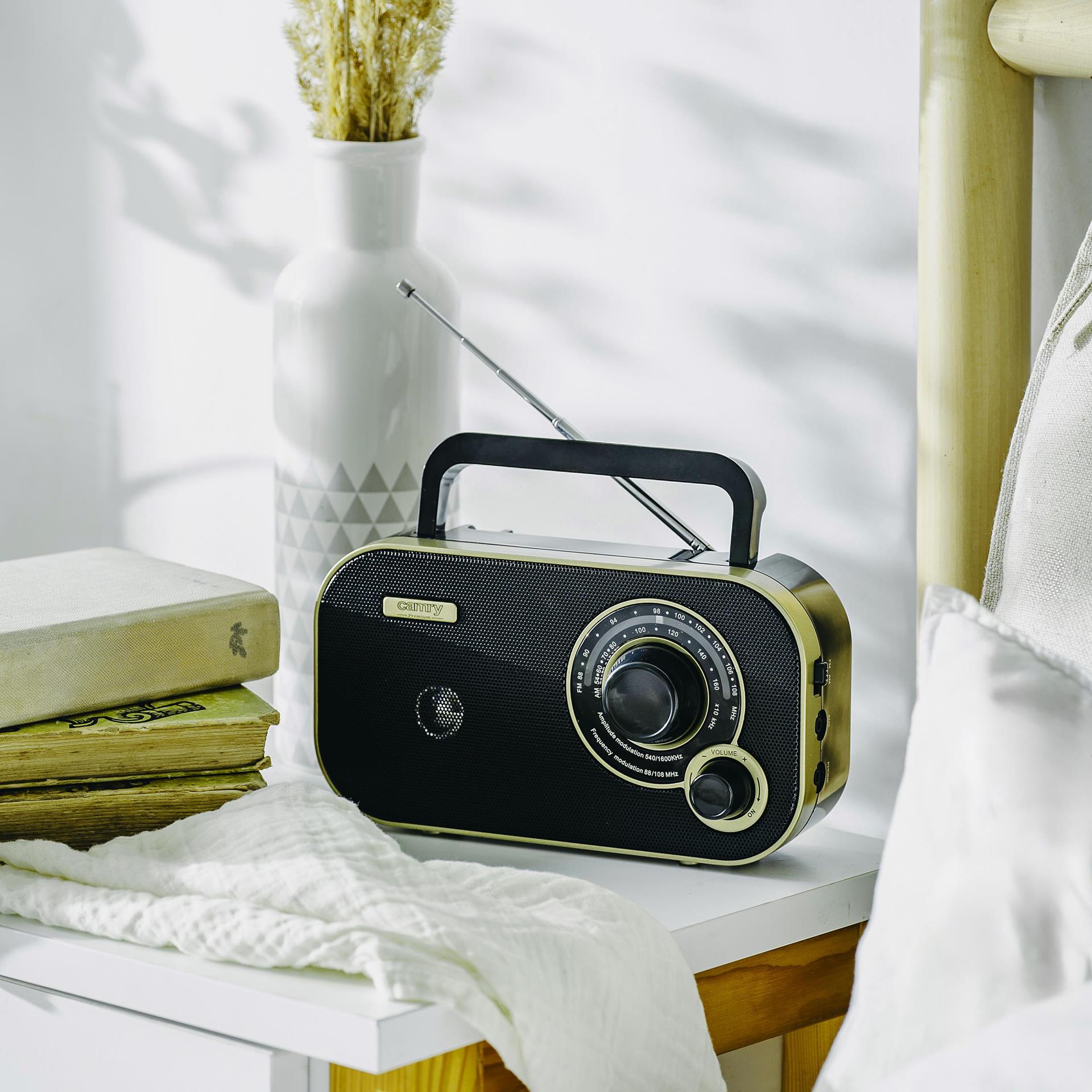 Radio FM/AM Camry CR 1910g - widok z boku