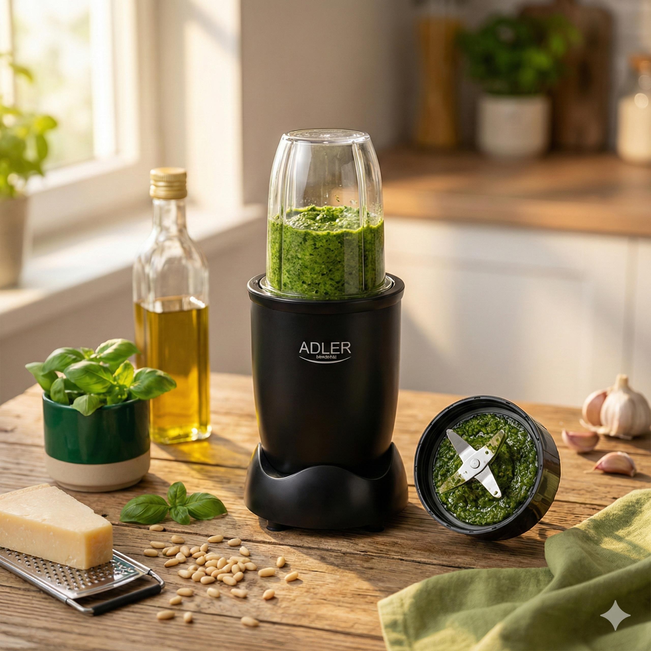 Blender Adler AD 4084 w akcji - blendowanie świeżych owoców