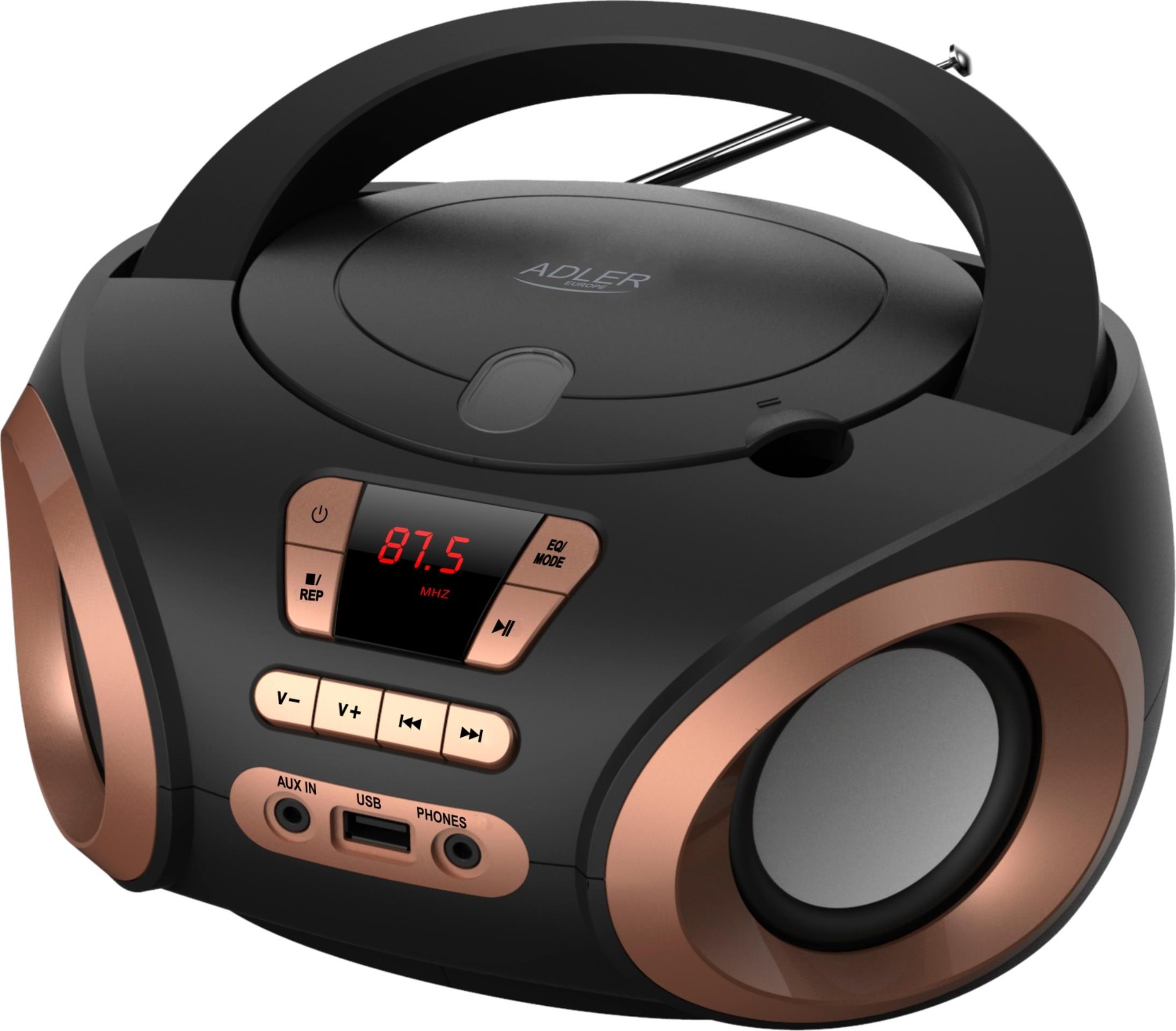Radio Boombox CD/MP3 z USB Adler AD 1181 BC - widok ogólny
