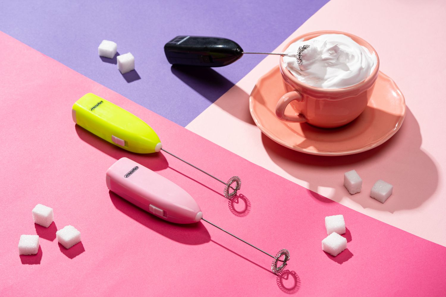 Mini mikser - Spieniacz do mleka Mesko - widok ogólny