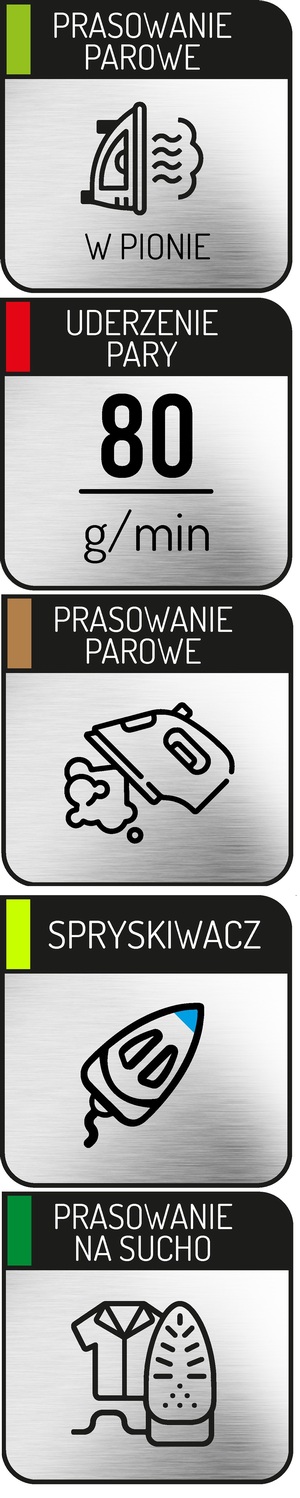 Żelazko parowe Adler o mocy 3000W - 5 funkcji