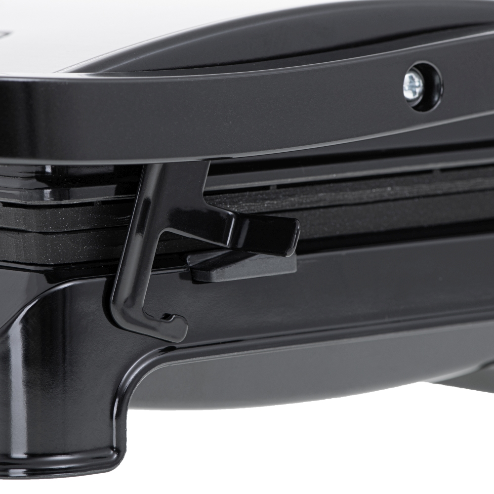 Grill elektryczny z powłoką nieprzywierającą i mocą 1200W - uchwyt