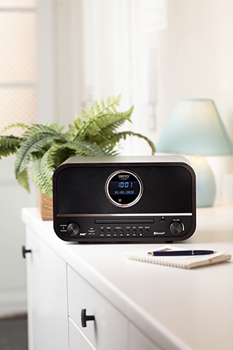 Radio kuchenne przenośne drewniane retro bluetooth USB DAB+ - czyste brzmienie stereo