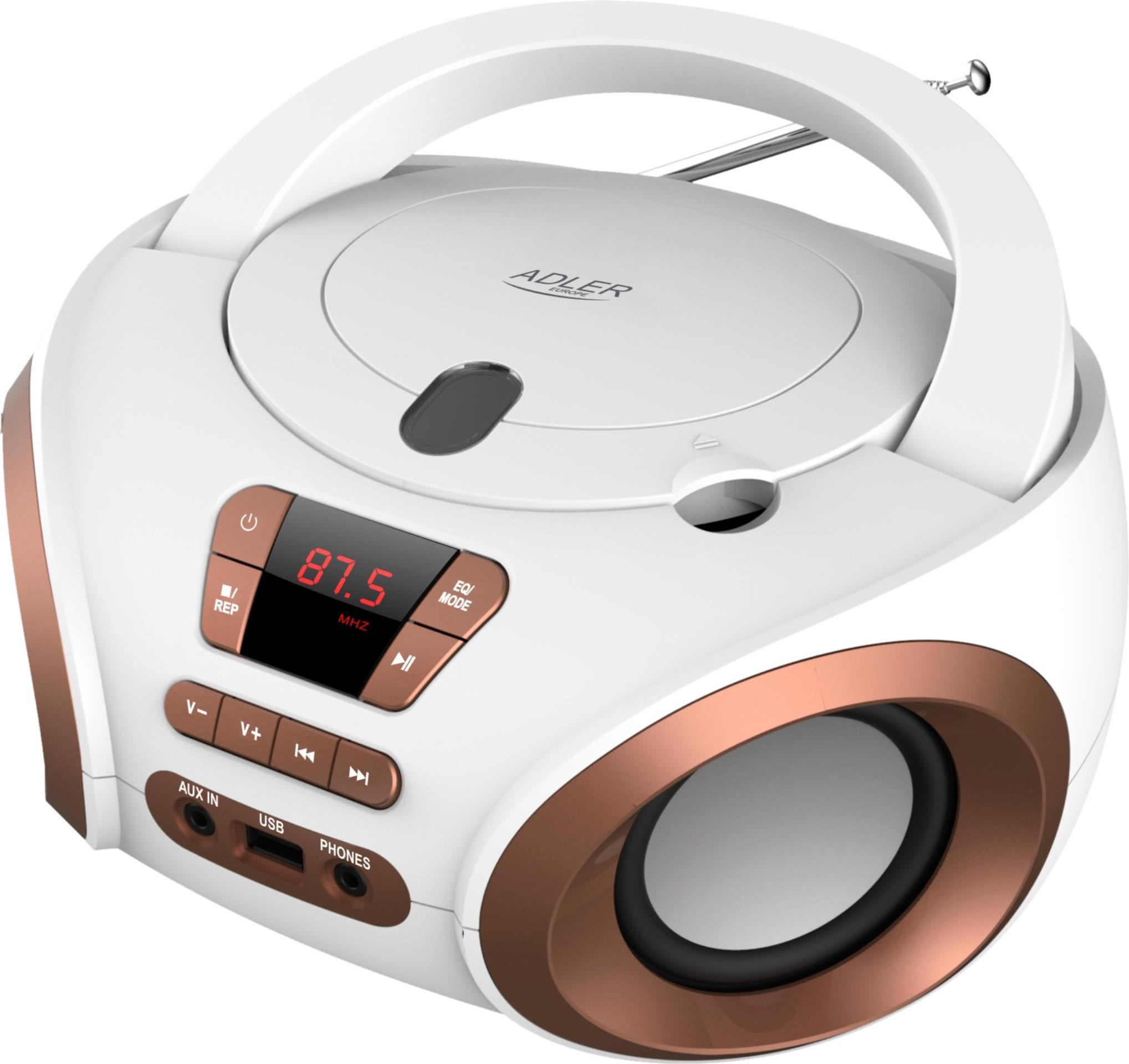 Radio Boombox CD/MP3 z USB Adler AD 1181 - widok ogólny