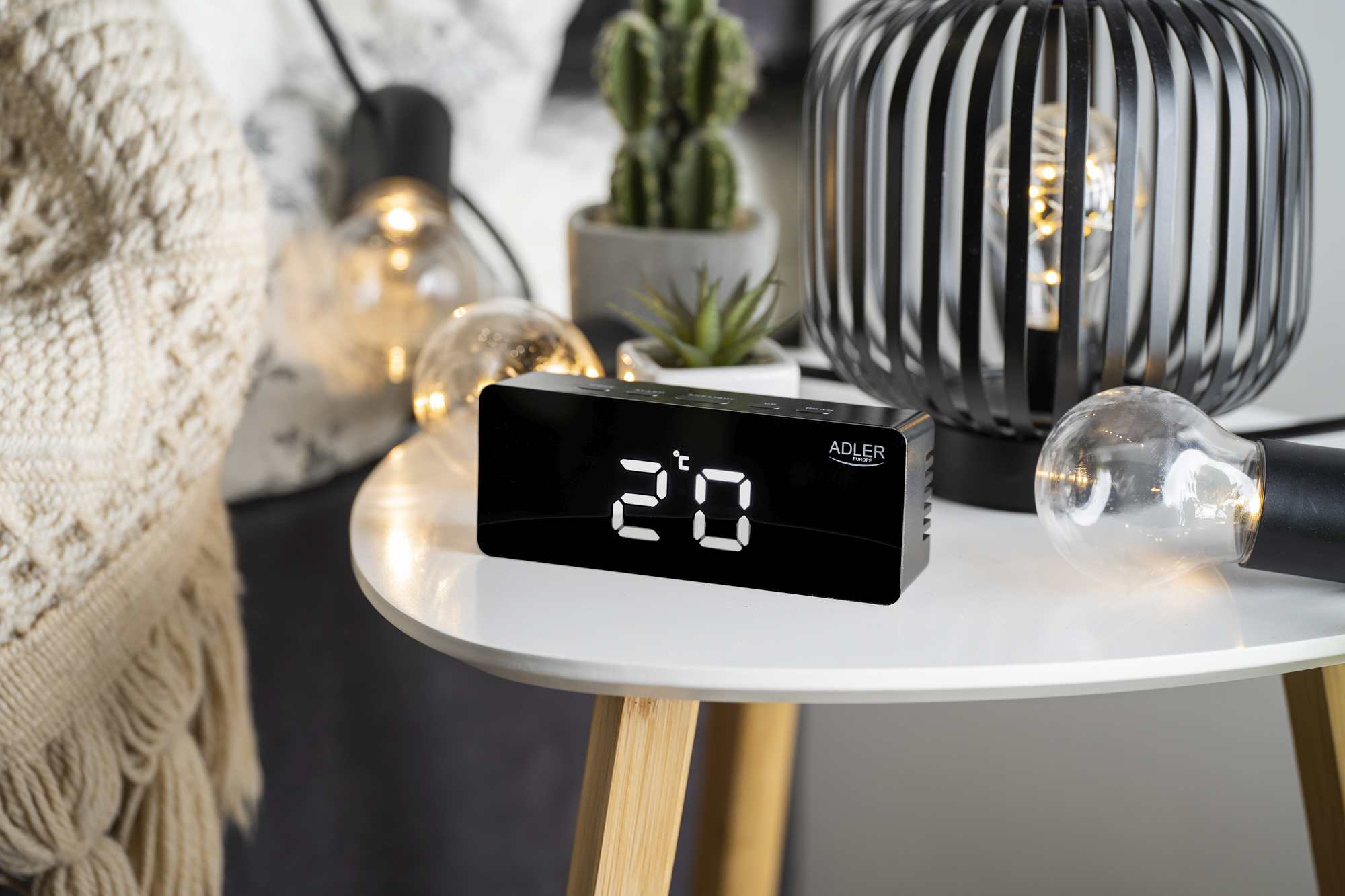 Budzik Adler AD 1189B - widok ogólny