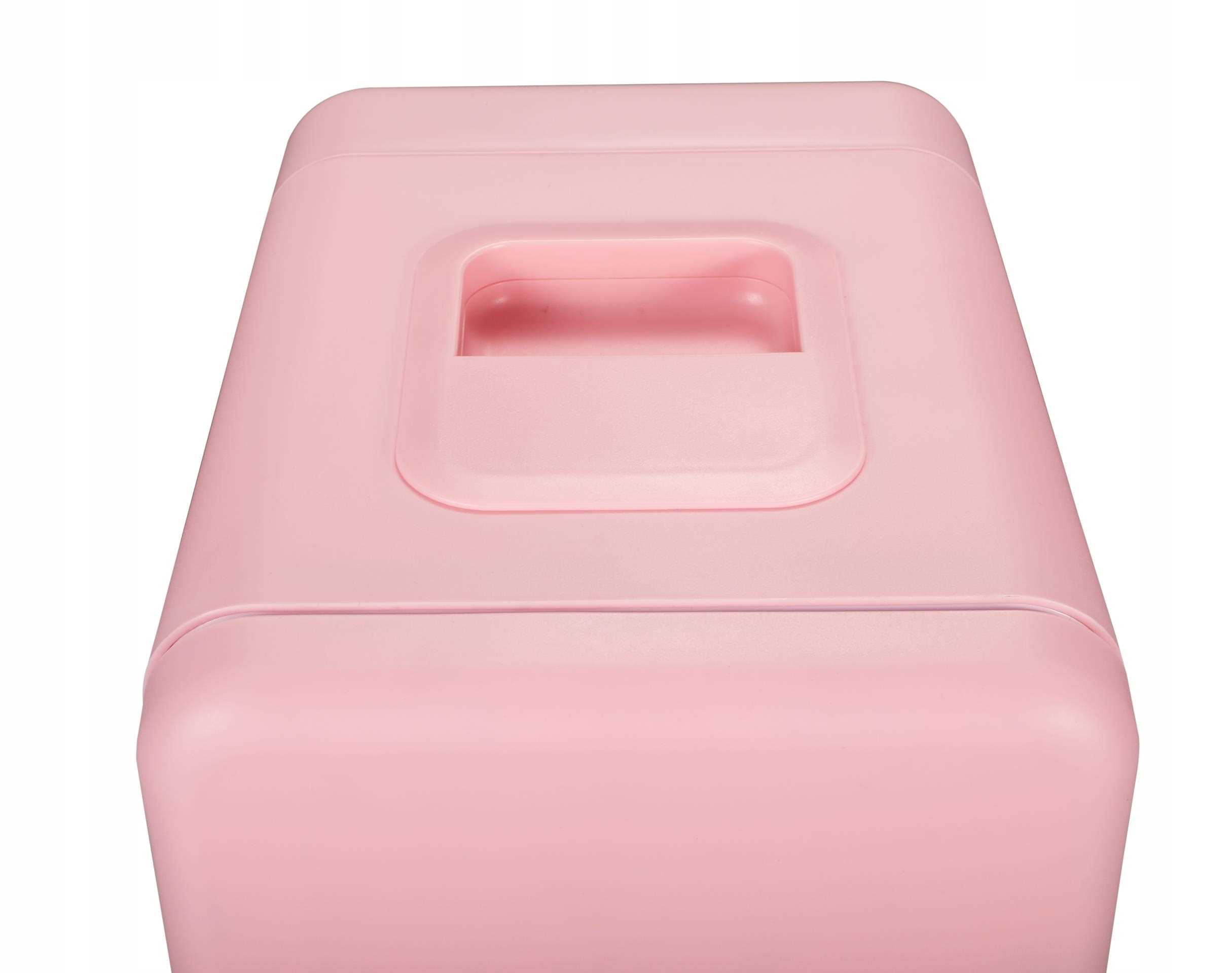 Mini lodówka przenośna Adler AD 8084 Pink - z kablem DC