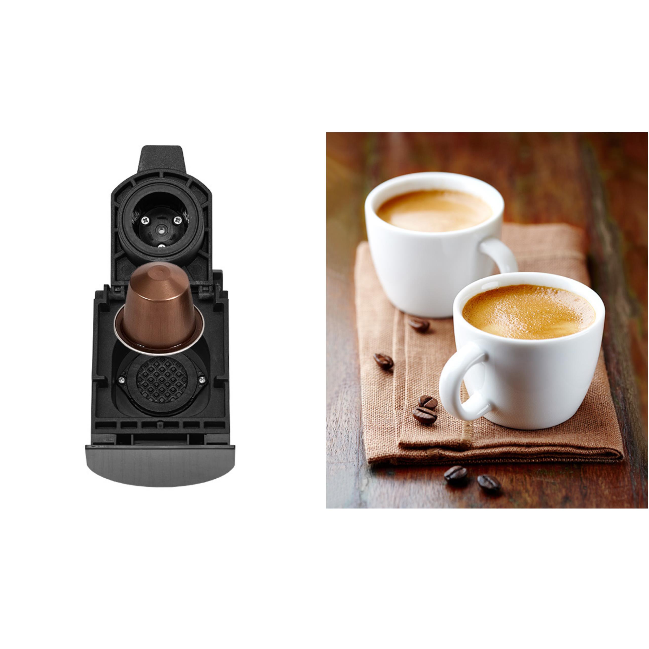 Ekspres Avenido AV 4388 z widocznym panelem sterowania i pojemnikiem na mleko.