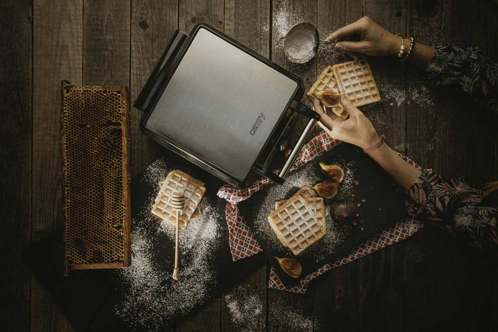 Gofrownica Camry 1500W - widok ogólny