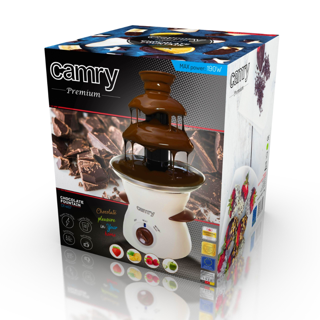 Fontanna czekoladowa CAMRY 500ml - w akcji