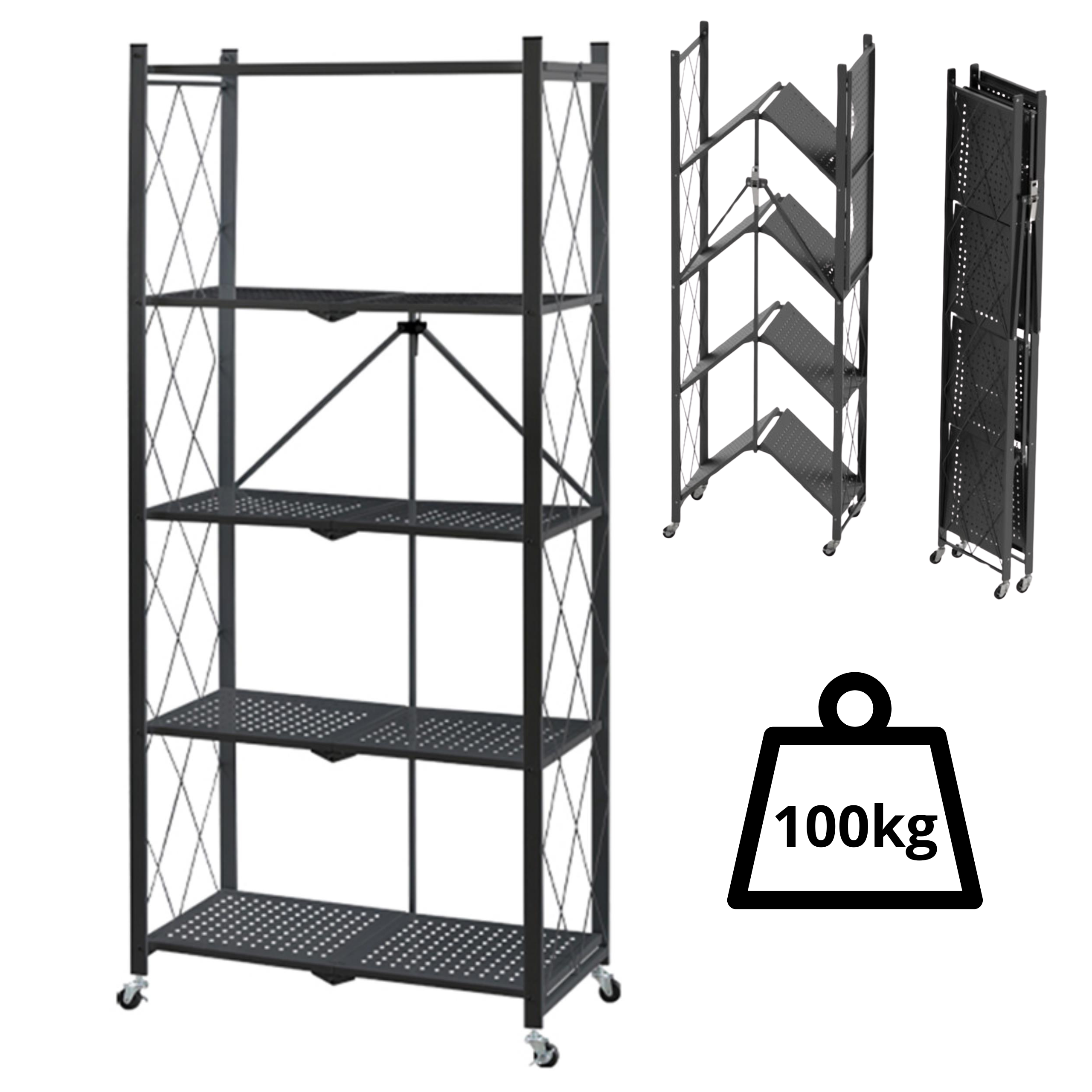 Ilustracja przedstawiająca duży udźwig regału magazynowego, symbolizująca jego wytrzymałość i stabilność.
