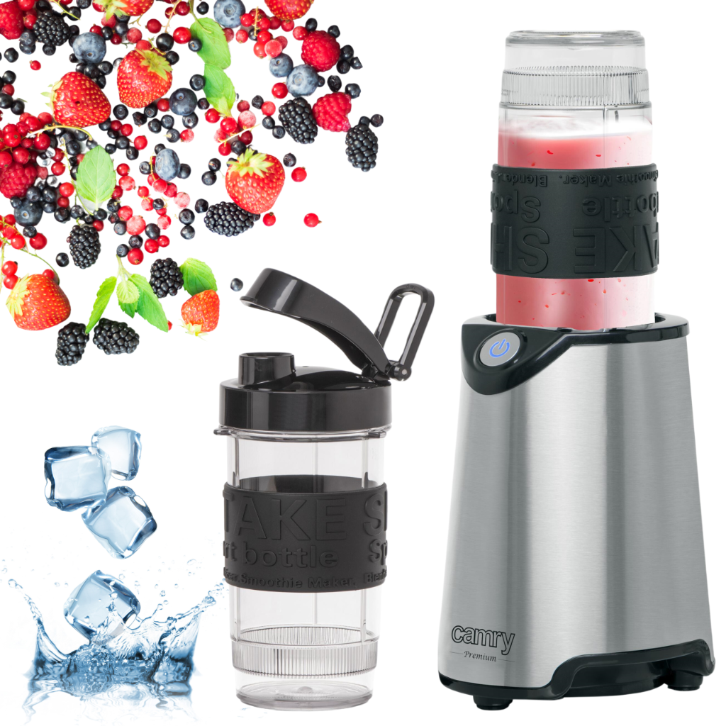 Blender kielichowy do smoothie osobisty personalny kruszy lód 800W - widok ogólny