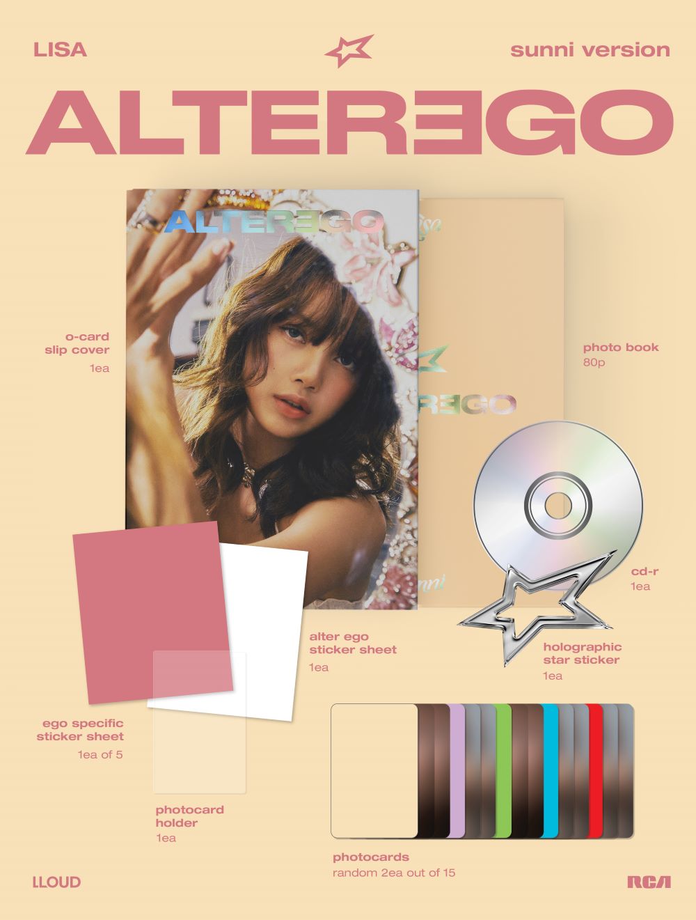 LISA (BLACKPINK) - LISA [Alter Ego -photobook sunni ver.] - Blackpink