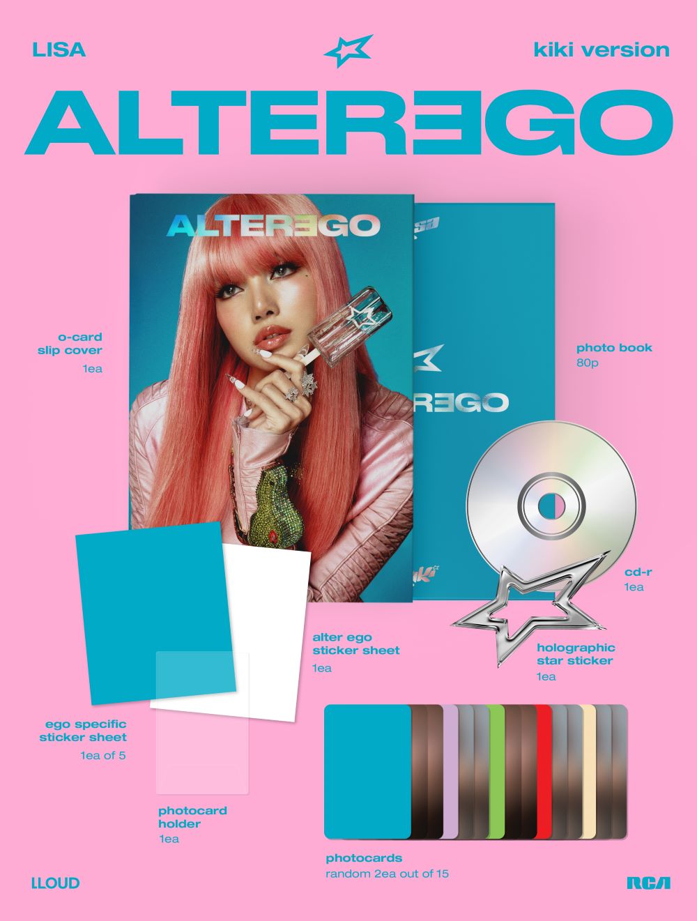 LISA (BLACKPINK) - LISA [Alter Ego -photobook kiki ver