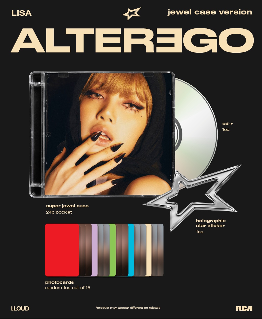 BLACKPINK LISA タワレコ Tower Records LISA (BLACKPINK) 初のフルアルバム『Alter Ego』2025年2月28日
