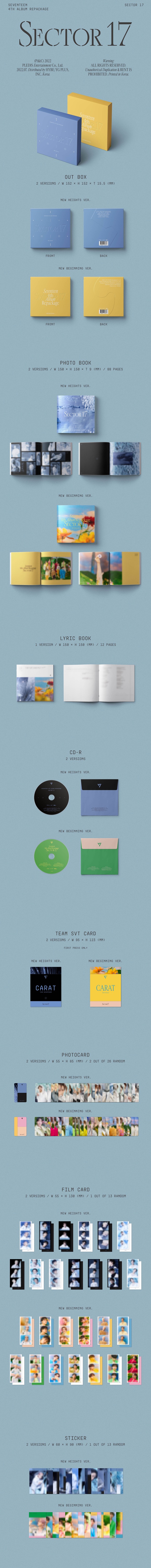 SEVENTEEN - 4th Album Repackage [SECTOR 17] - SEVENTEEN