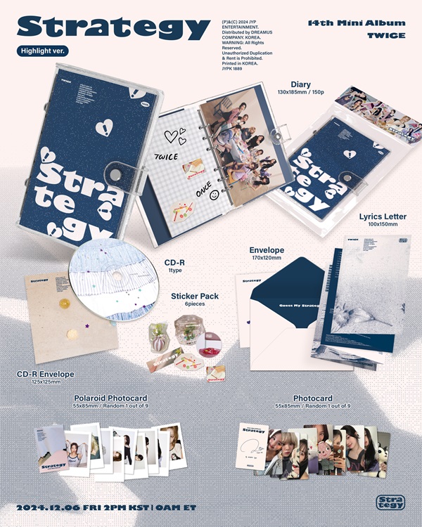K-POP・アジア TWICE 14th Mini Album Strategy TWICE 14th mini album STRATEGY [Step 4 ver] | KPOPJOAYO