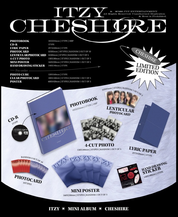 ITZY - 6TH MINI ALBUM [CHESHIRE] (LIMITED) - ITZY