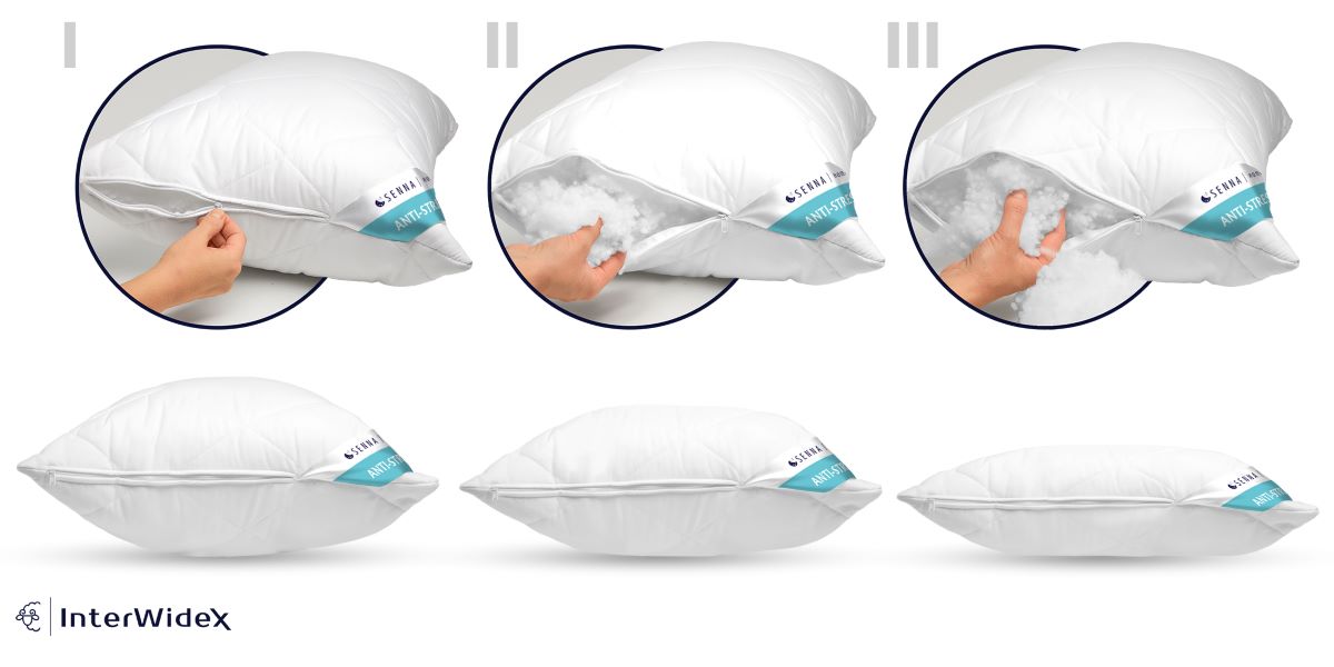 Poduszka regulowana 70x80 ANTI-STRESS Senna Home