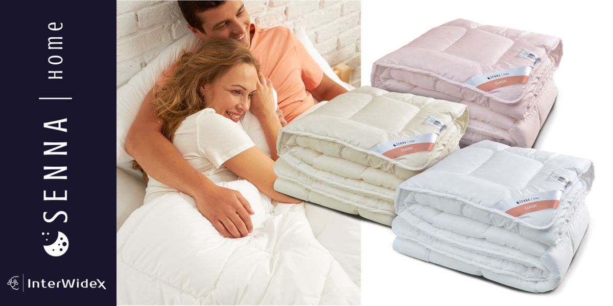 Kołdra całoroczna 135x200cm CLASSIC Biała | Senna Home