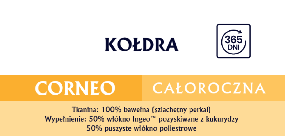 Kołdra całoroczna 160x200 CORNEO Senna Home