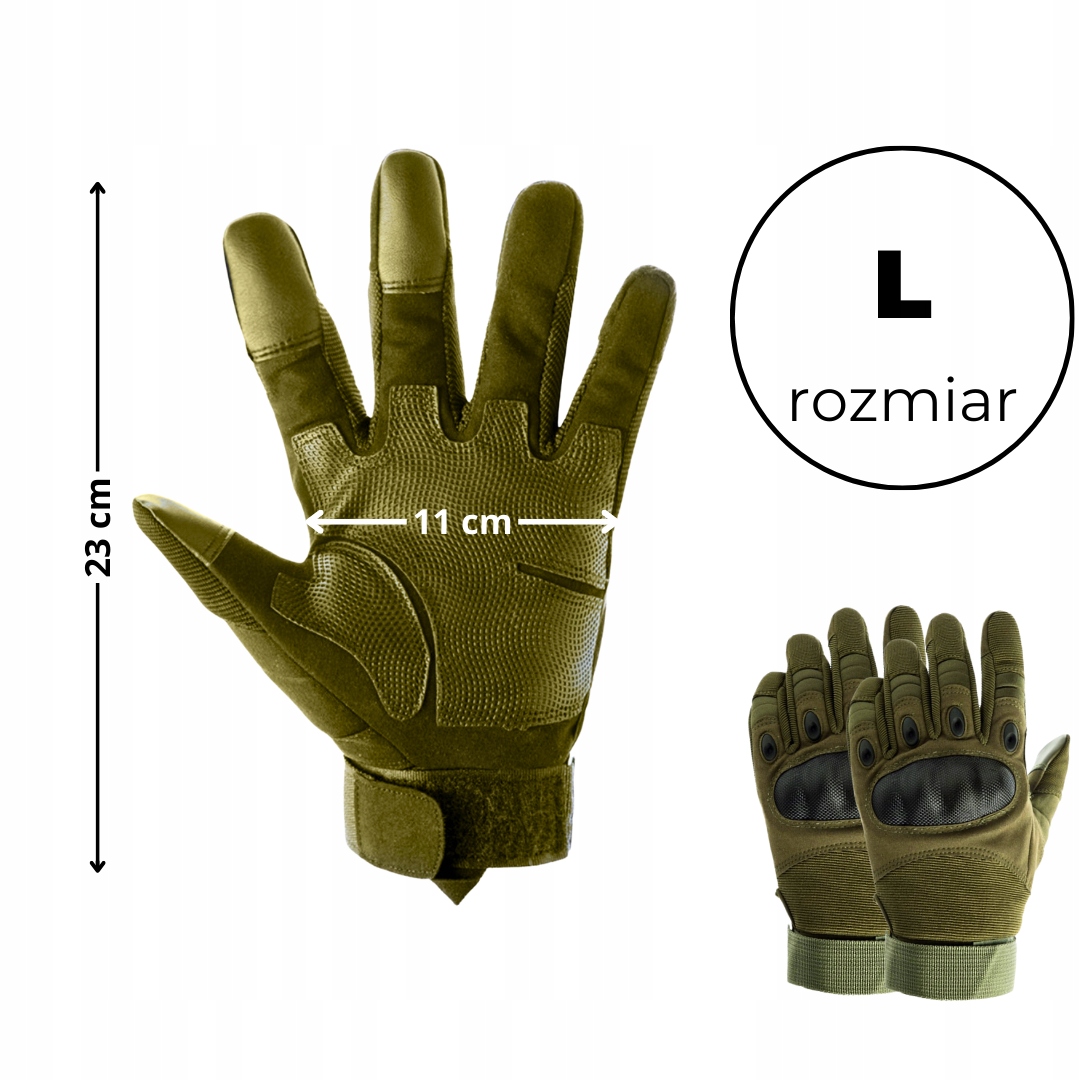 PREZENT UPOMINEK DLA NASTOLATKA SURVIVAL ASG HARCERZ -RĘKAWICE roz L OLIVE