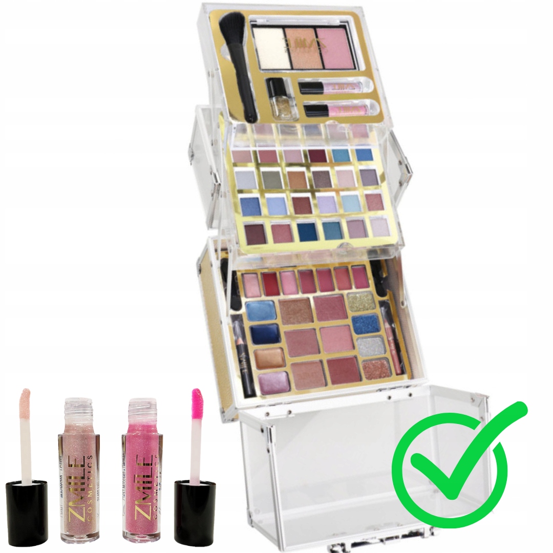 KUFEREK DUŻY MAKE UP BEZPIECZNY GOTOWY PREZENT IDEALNY DLA CÓRKI DZIECKA