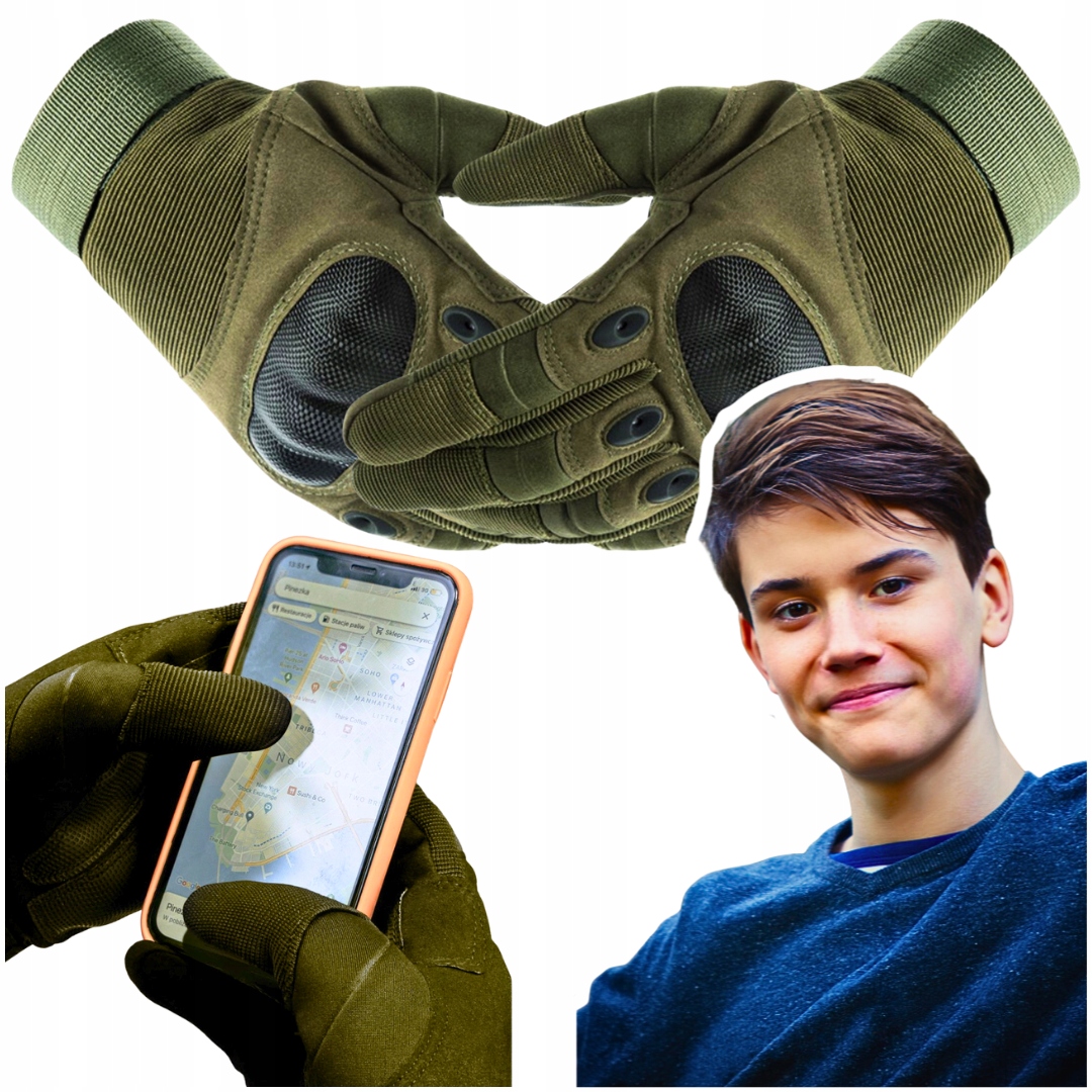 PREZENT UPOMINEK DLA NASTOLATKA SURVIVAL ASG HARCERZ -RĘKAWICE roz L OLIVE